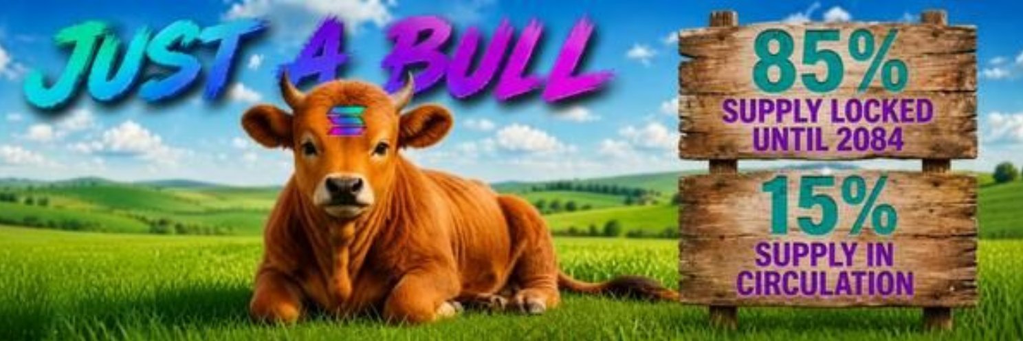justabullsolana's profile banner image