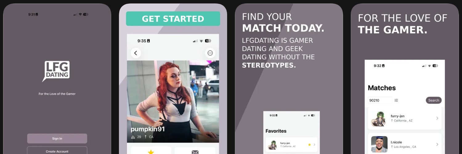 LFGdating (.com, iOS, Android) banner