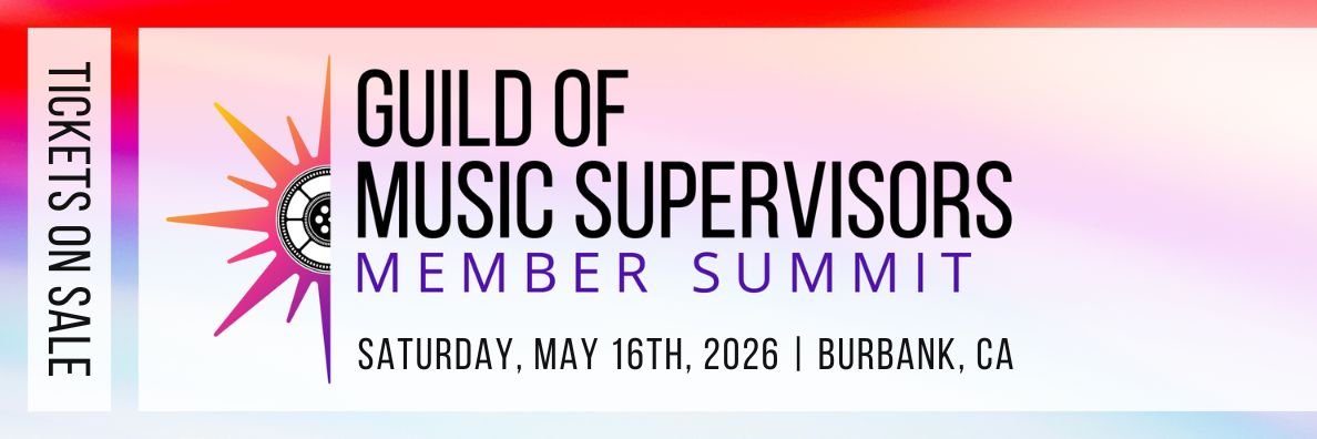 Guild Of Music Supervisors banner