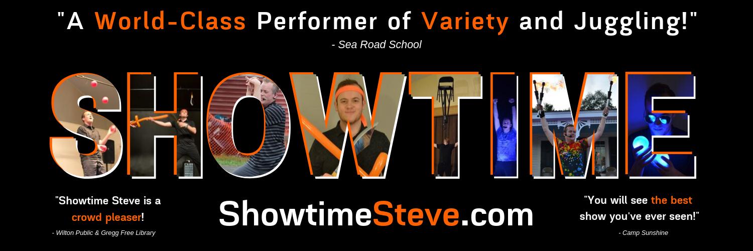 "Showtime" Steve Corning banner