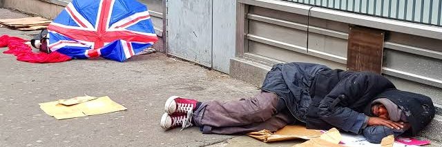 Homeless Man banner