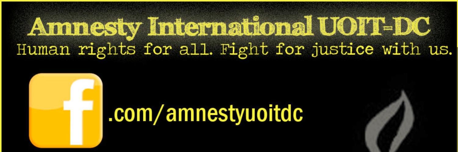 AmnestyIUoitDc's profile banner image