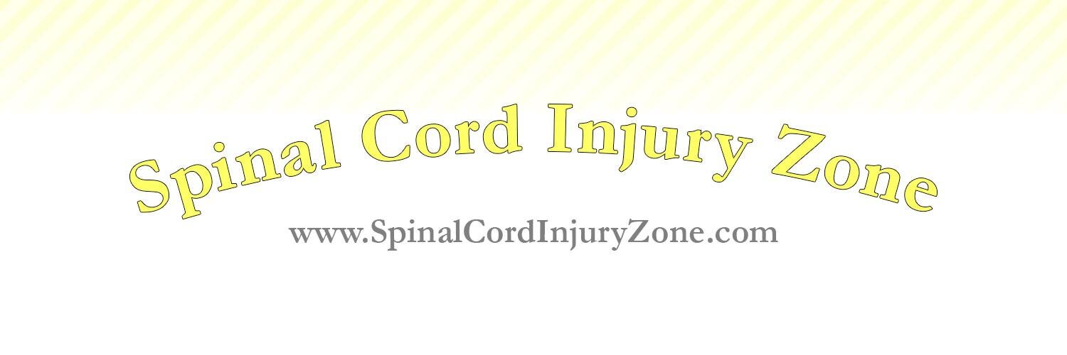 The Spinal Cord Injury Zone banner