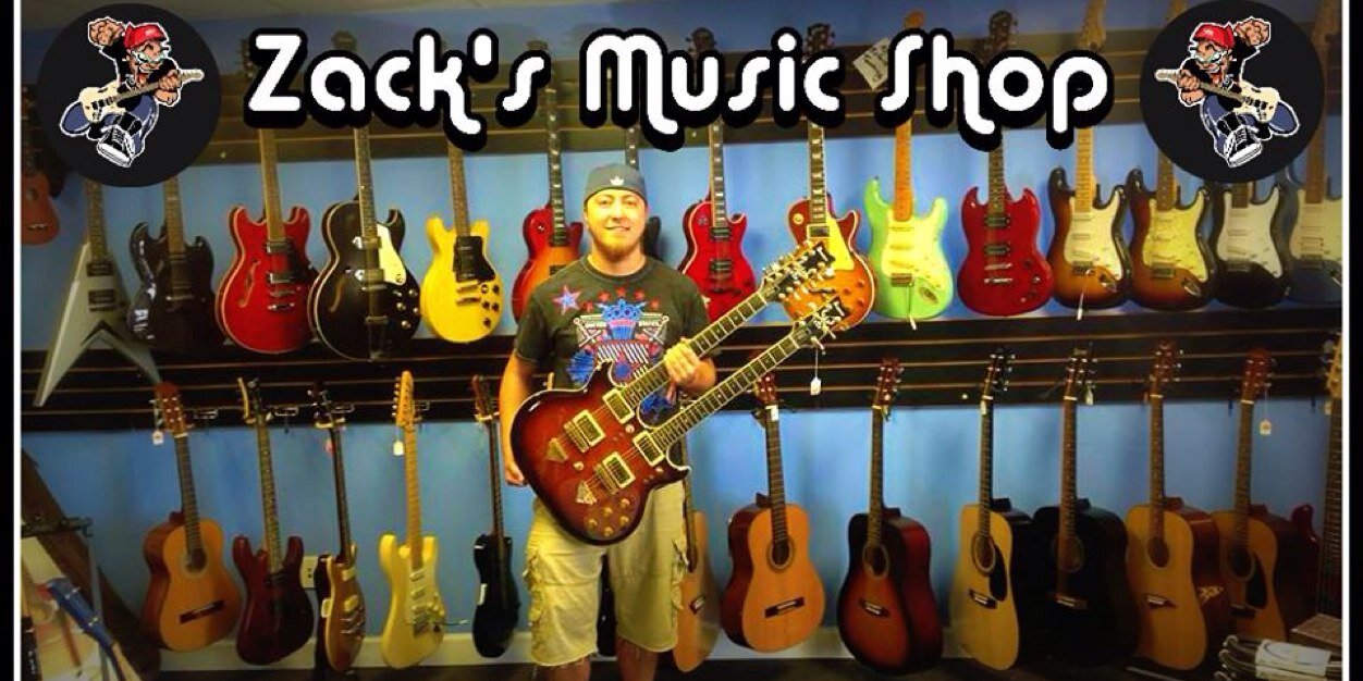 Zack's Music Shop banner