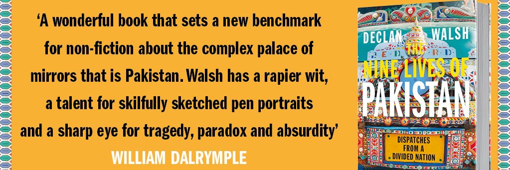 Declan Walsh's banner