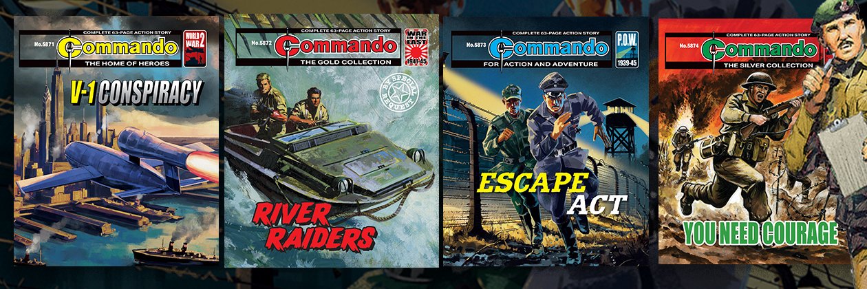 Commando Comics's banner