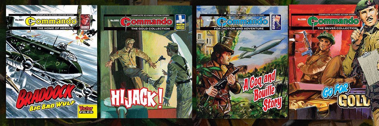 Commando Comics banner