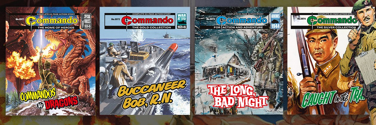 Commando Comics banner