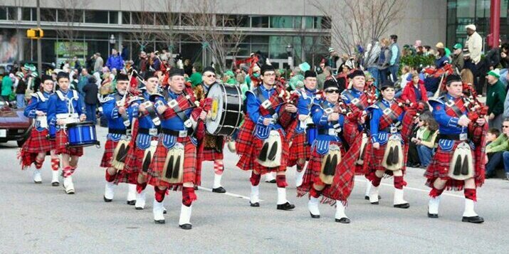 St. Patrick Parade banner