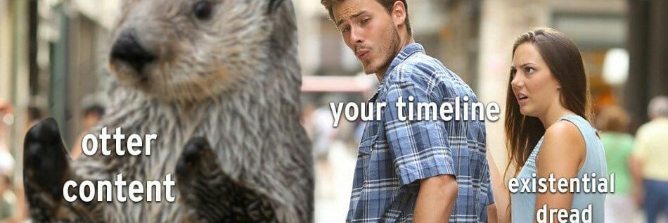 Tanjer wirklich echter Otter banner