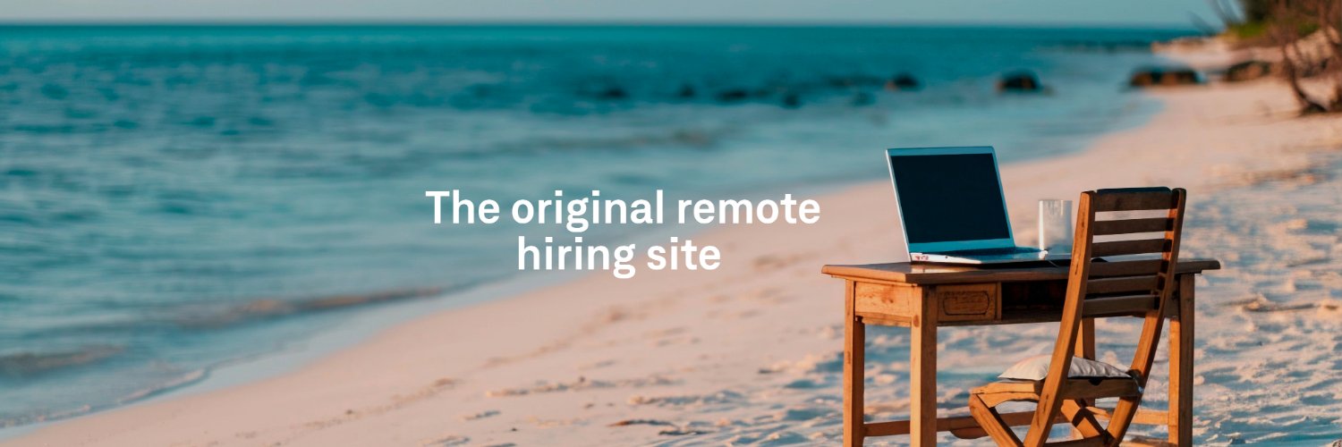 We Work Remotely's banner