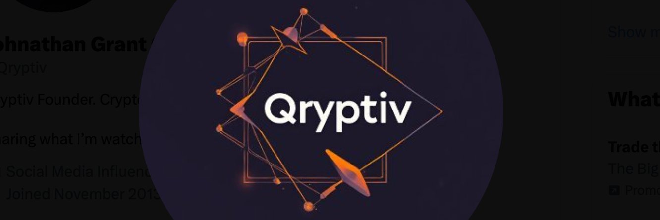 Qryptiv's profile banner image