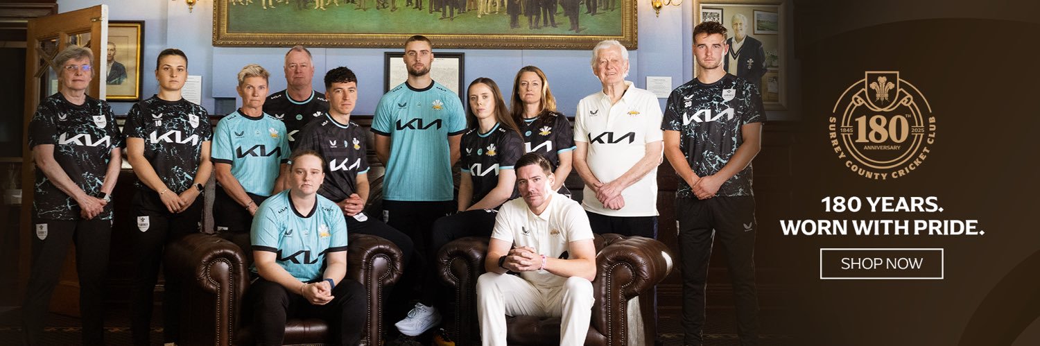 Surrey Cricket's banner