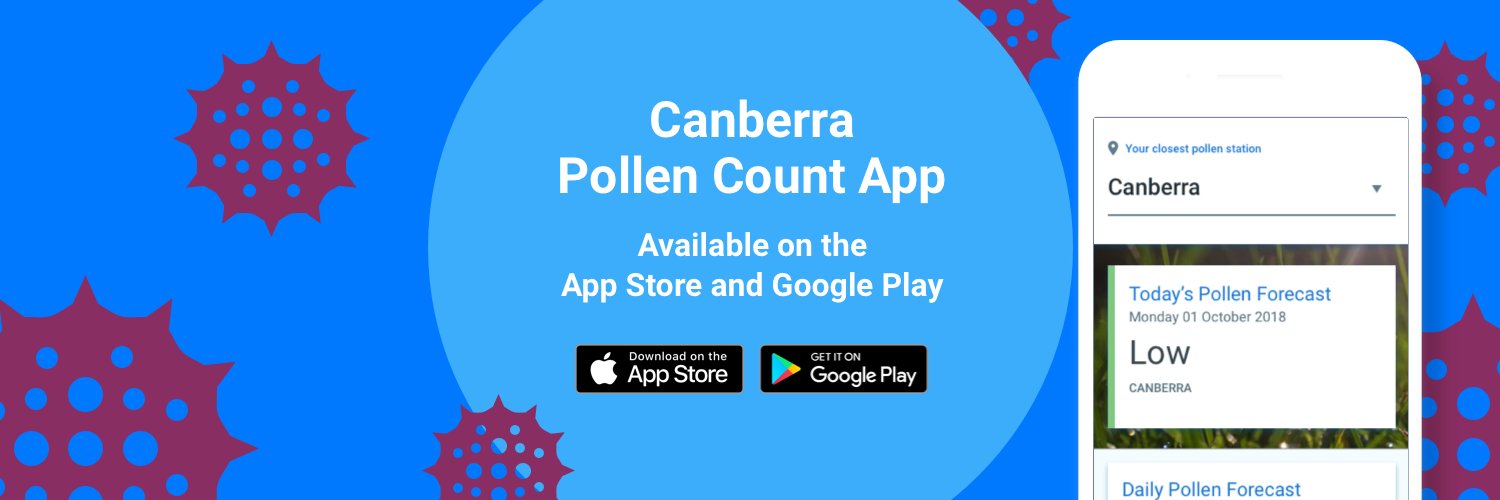 Canberra Pollen banner