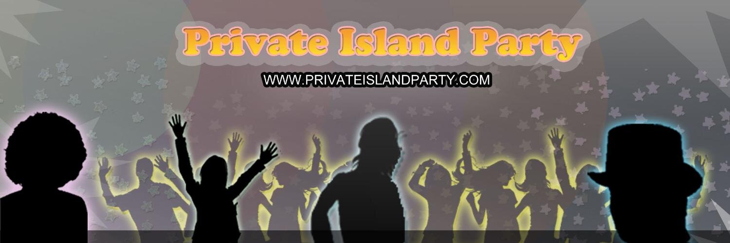 Private Island Party banner