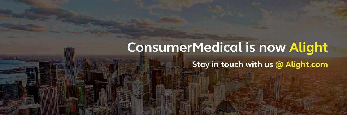 ConsumerMedical, an Alight company banner