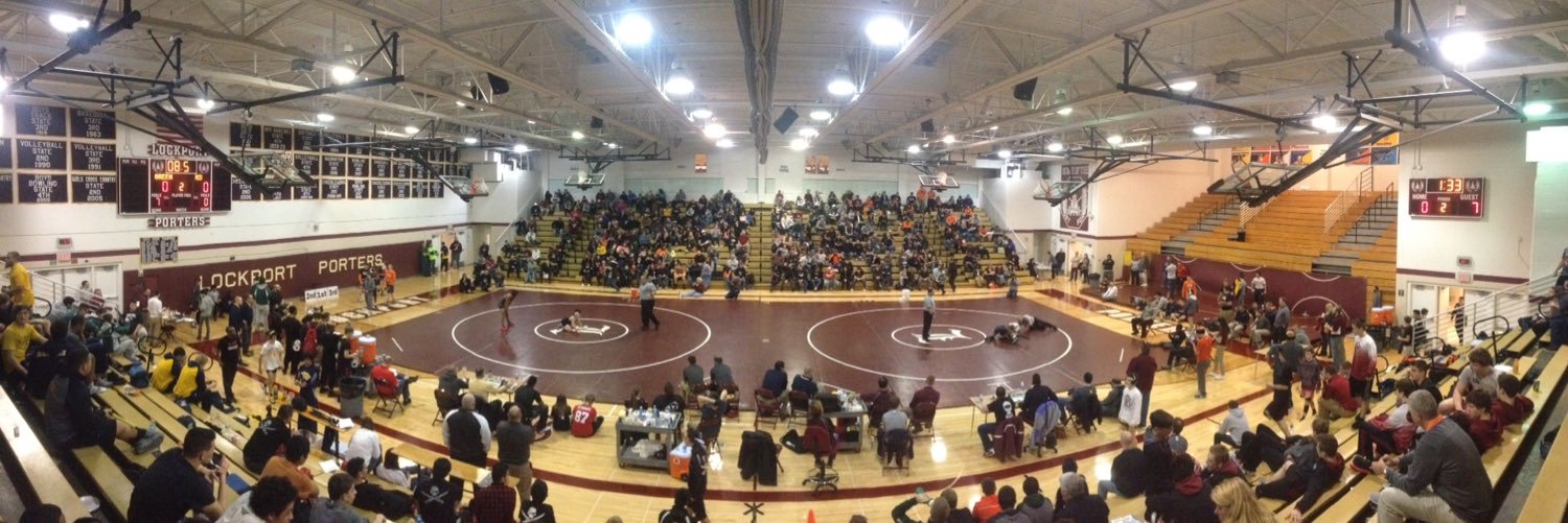 Lockport Wrestling banner