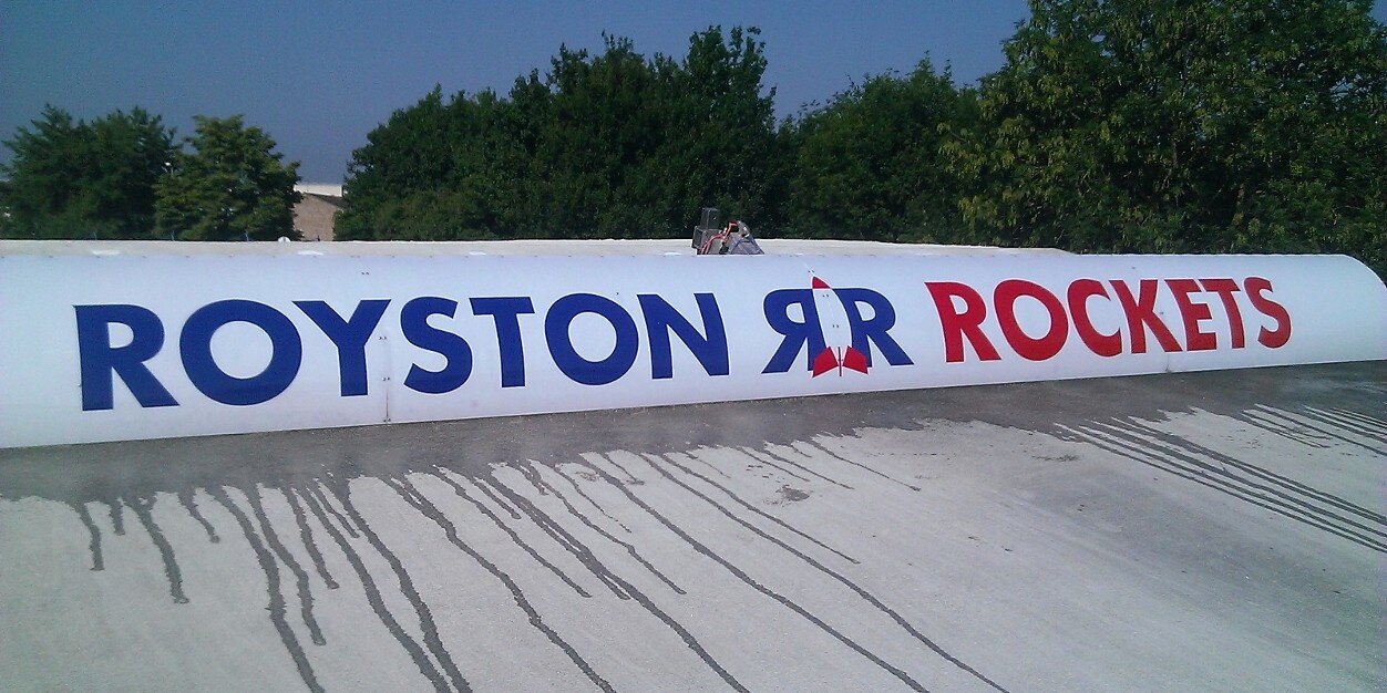 Royston Rockets BMX banner