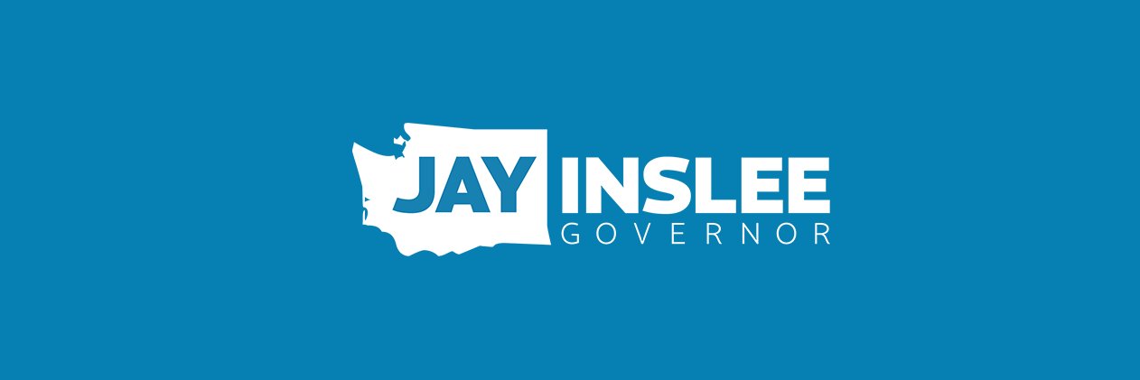 Jay Inslee's banner