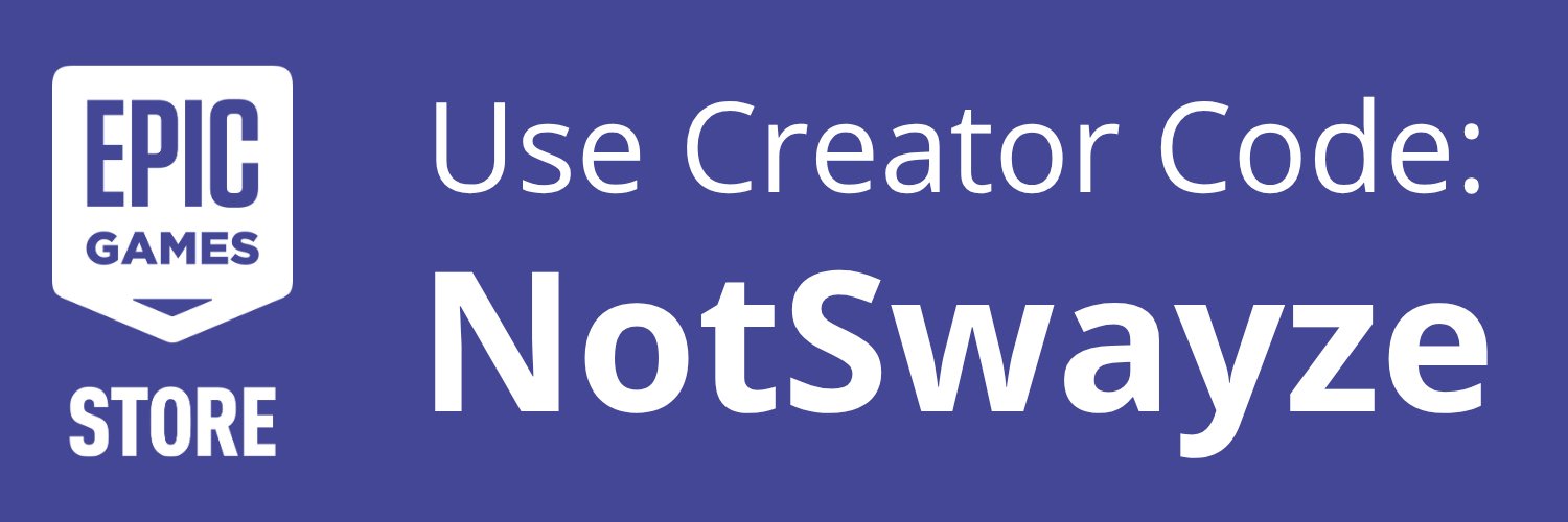 NotSwayze's profile banner image