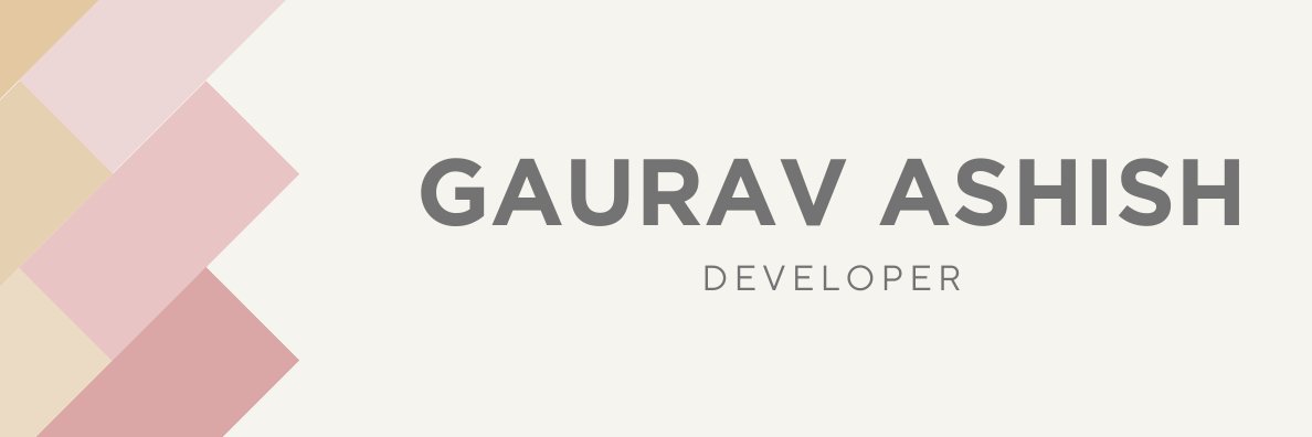 Gaurav Ashish banner