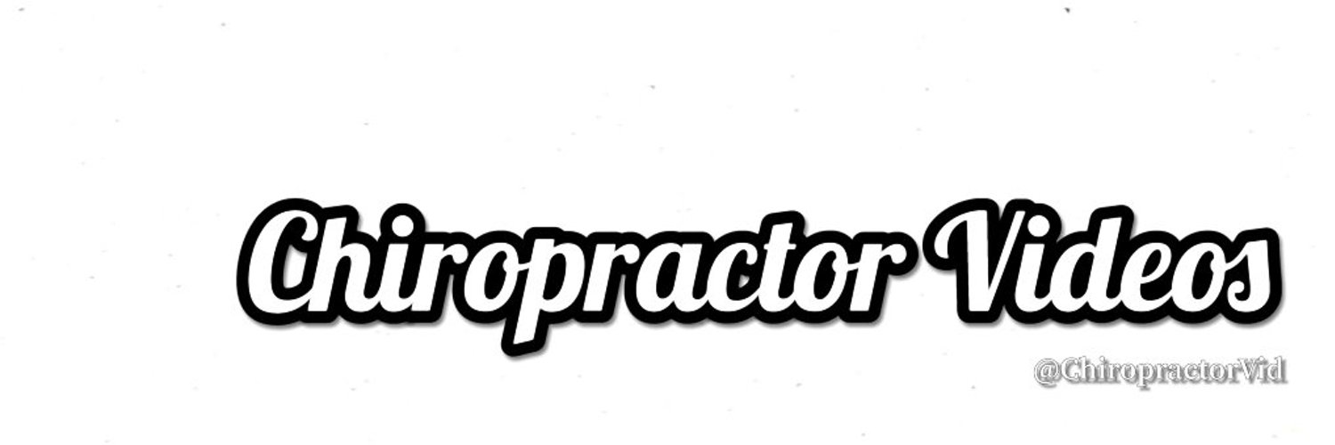 Chiropractor Videos Profile Banner