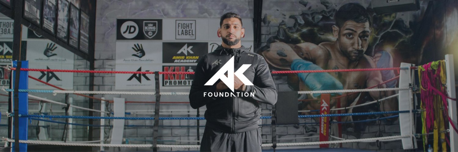 Amir Khan Foundation banner