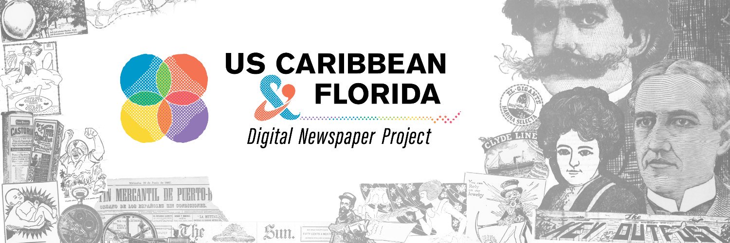 The US Caribbean & FL Digital Newspaper Project banner