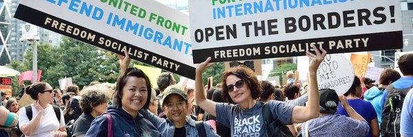 Freedom Socialist Party banner