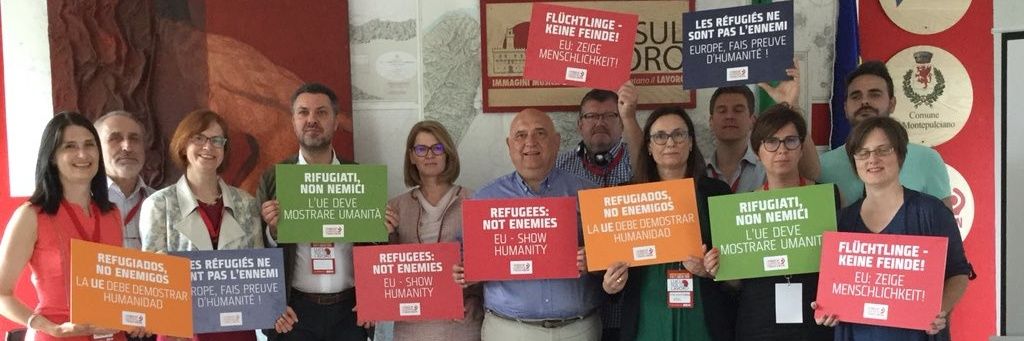 Luca Visentini banner