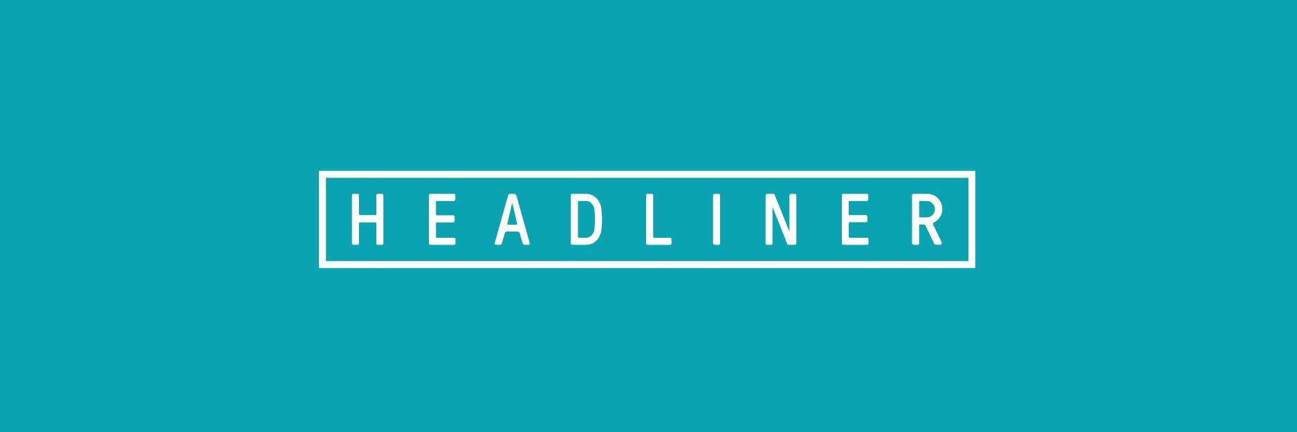 Headliner banner