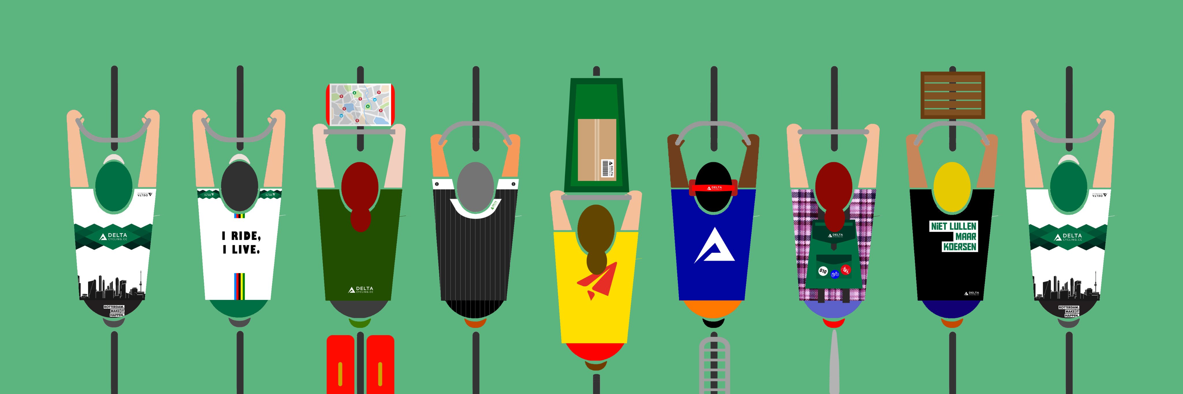 Delta Cycling R'dam banner