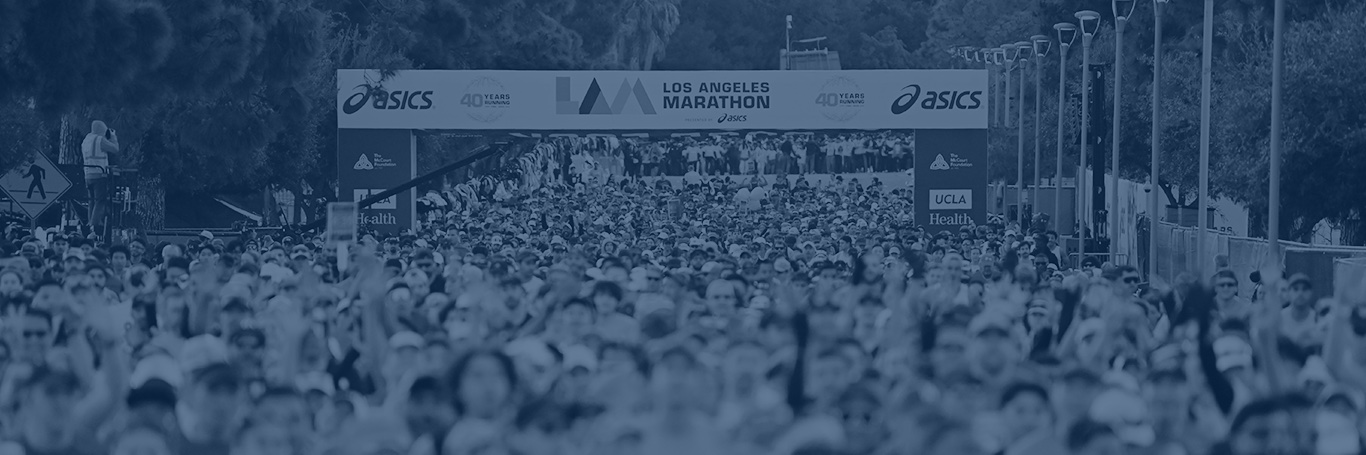 Los Angeles Marathon banner