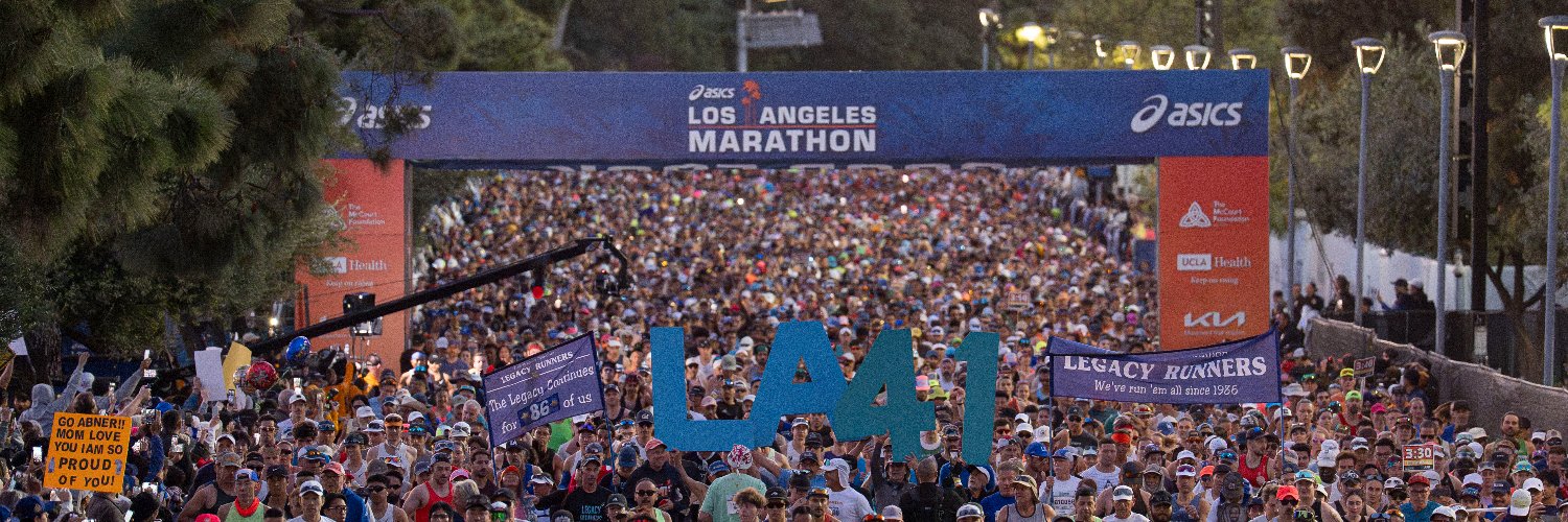 Los Angeles Marathon banner