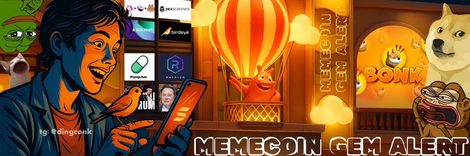 Memecoin Gem Alert 🚨 banner