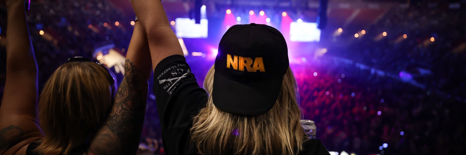 NRA's banner