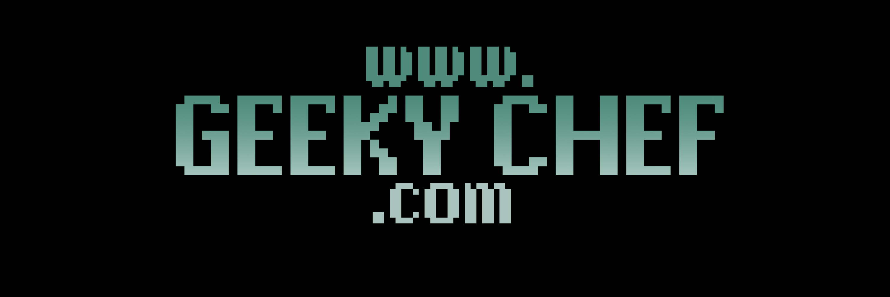 Geeky Chef banner