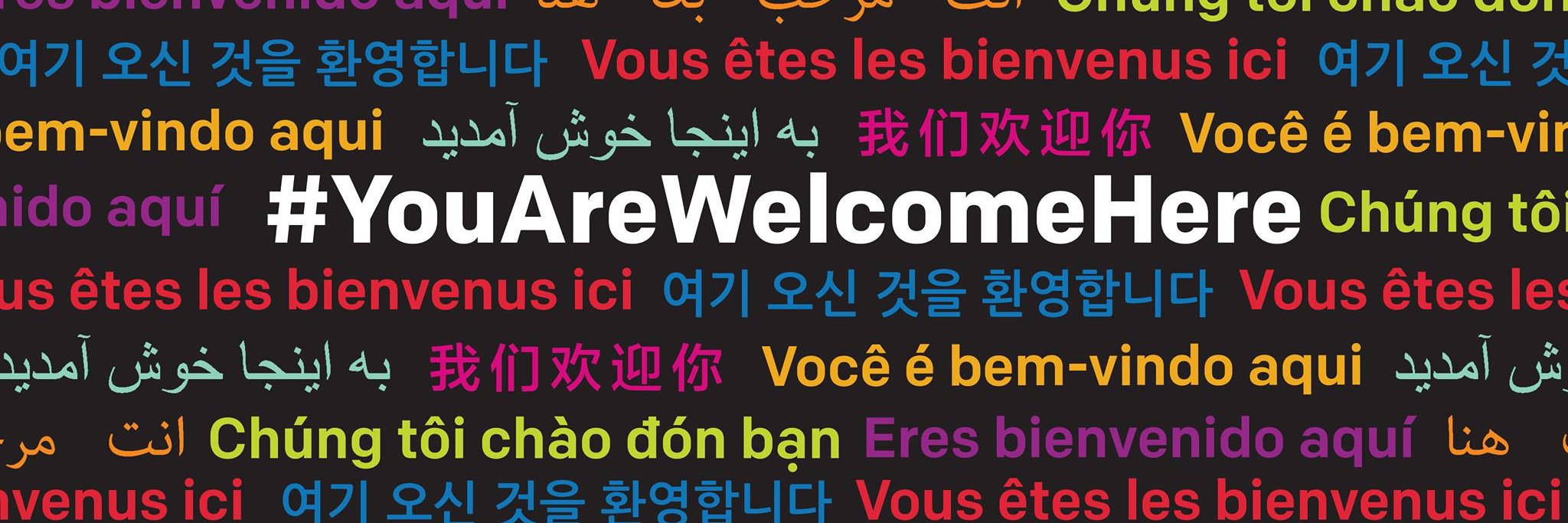 #YouAreWelcomeHere banner
