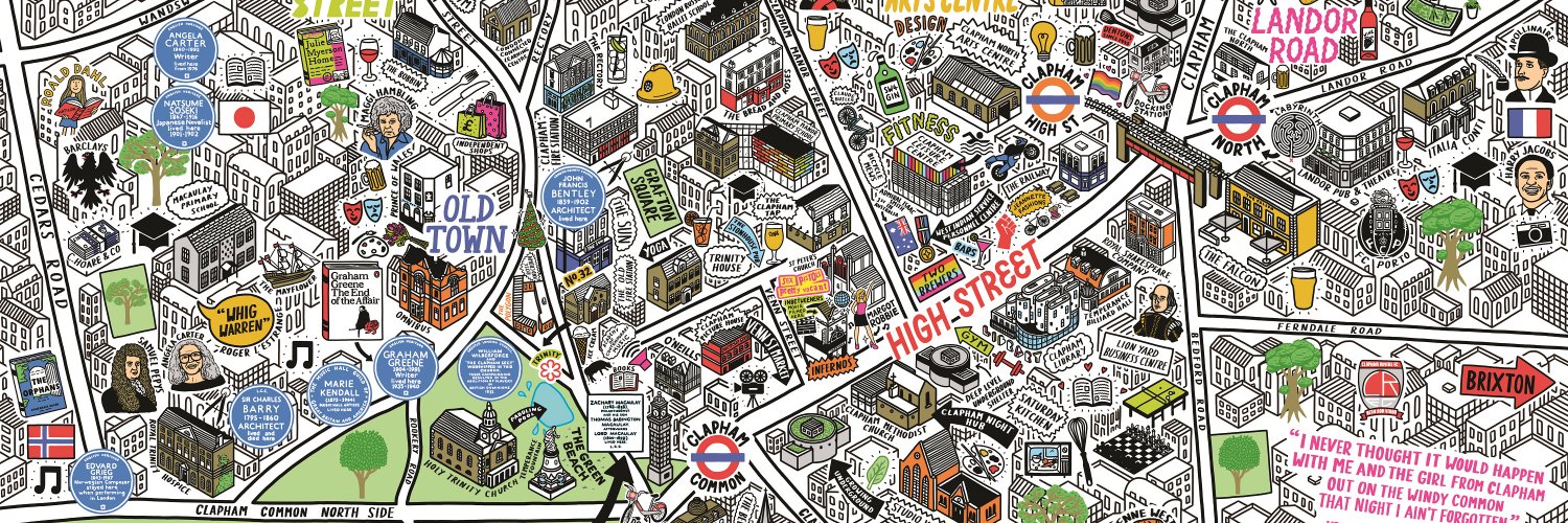 This is Clapham banner