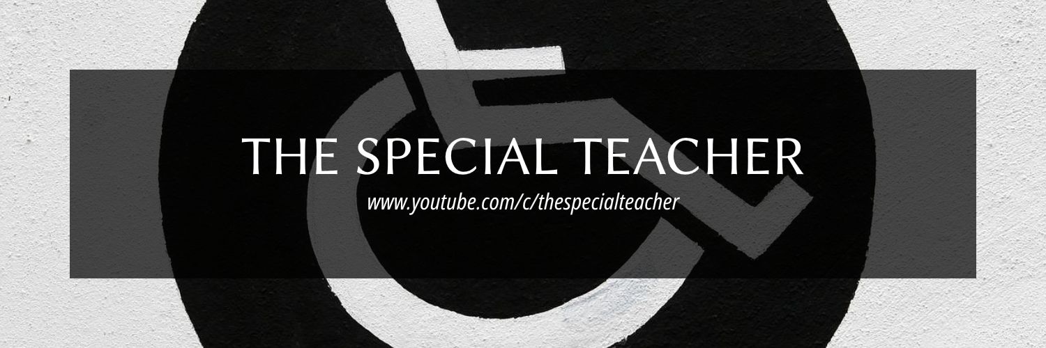 THE SPECIAL TEACHER banner
