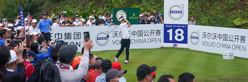 Volvo in Golf banner