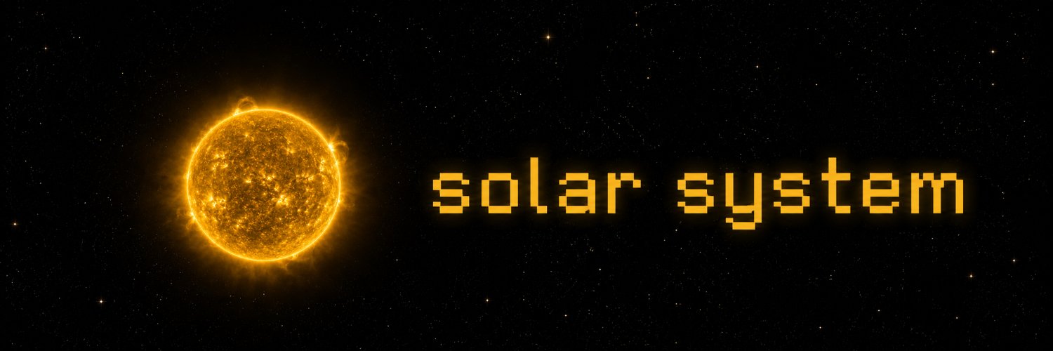 solar system banner