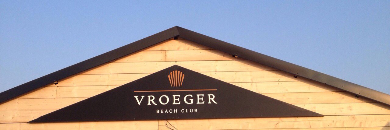 Beachclub Vroeger banner