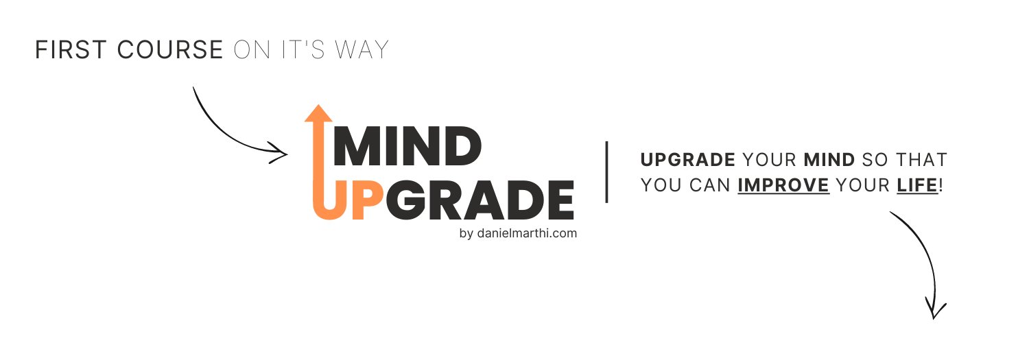 Daniel Marthi ⚡ Upgrading Minds banner