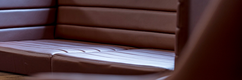 Crest Leather banner