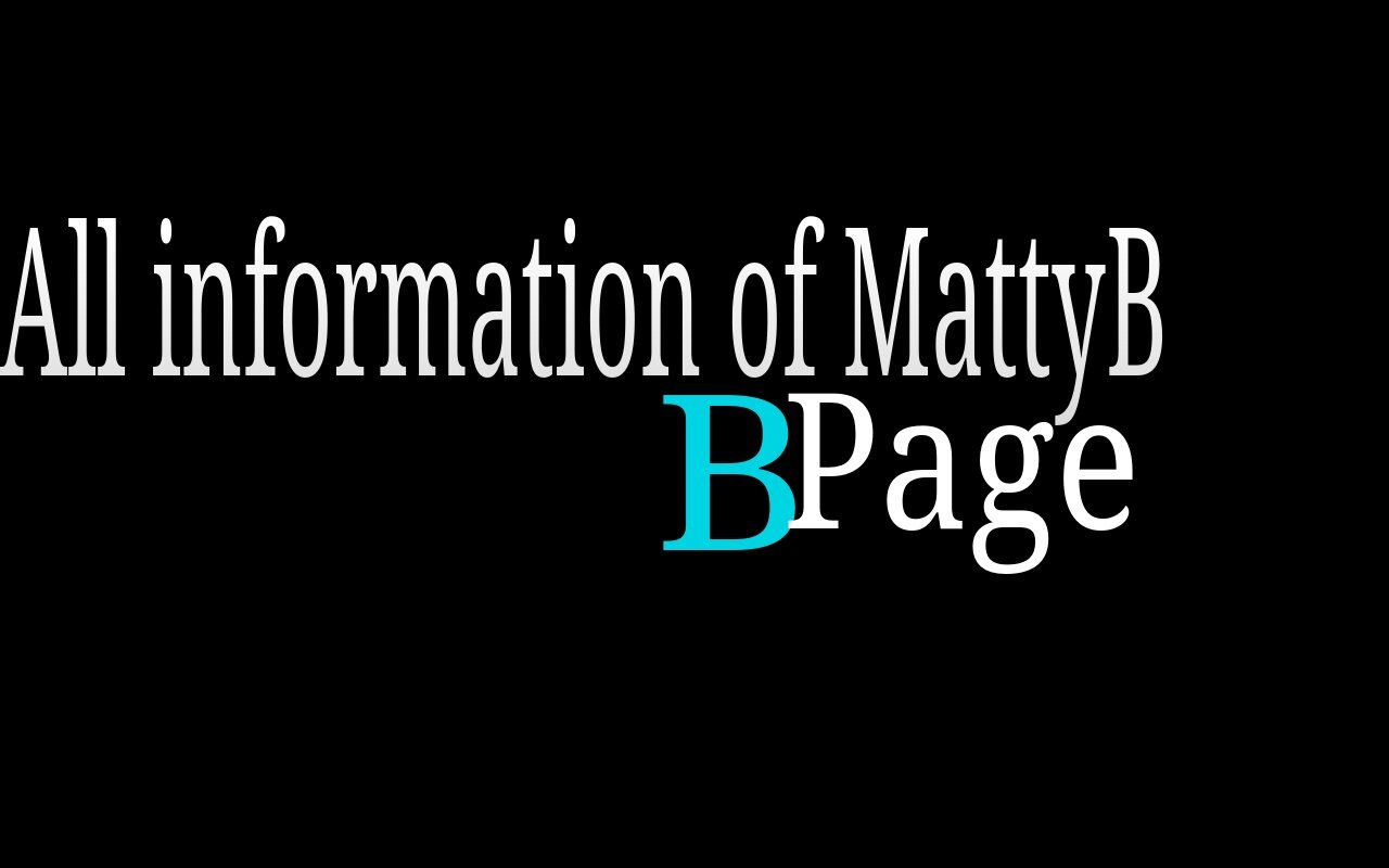 OfficialBPage's profile banner image