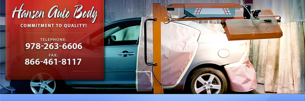 Hansen Auto Body Acton banner
