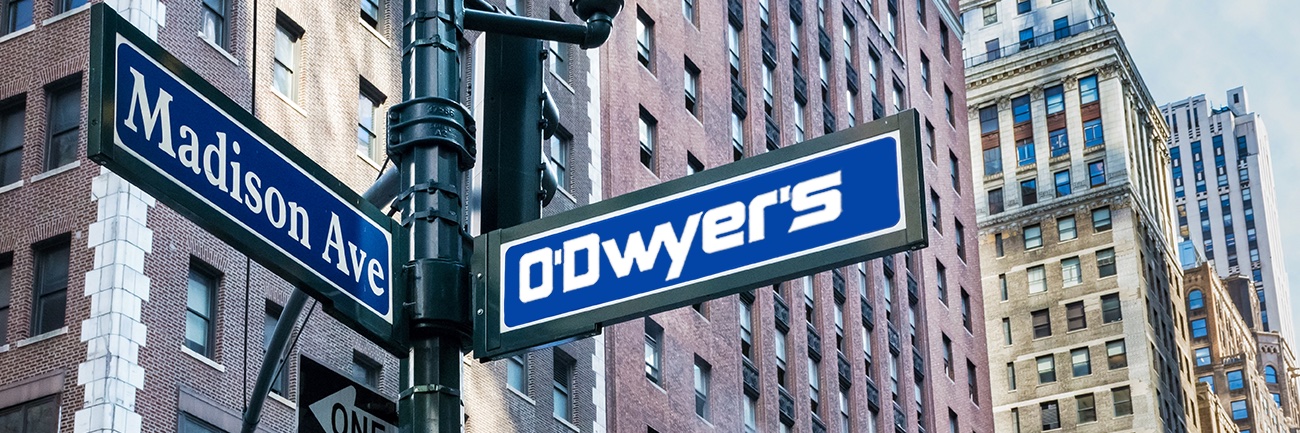 O'Dwyer's PR News banner