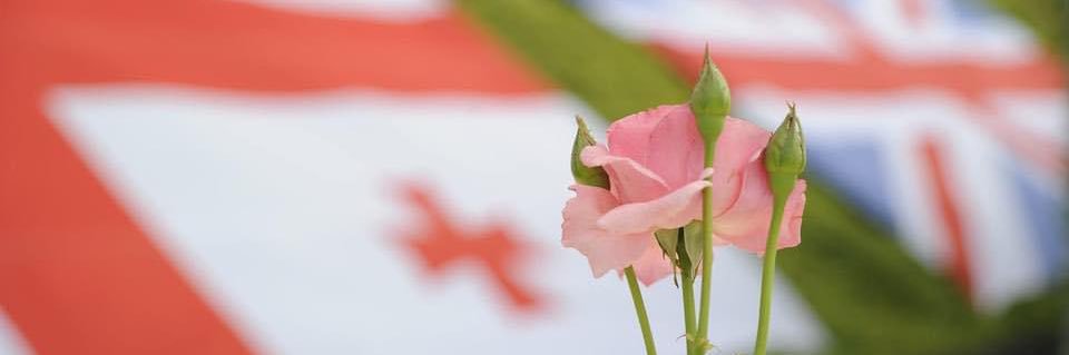 UK in Georgia's banner