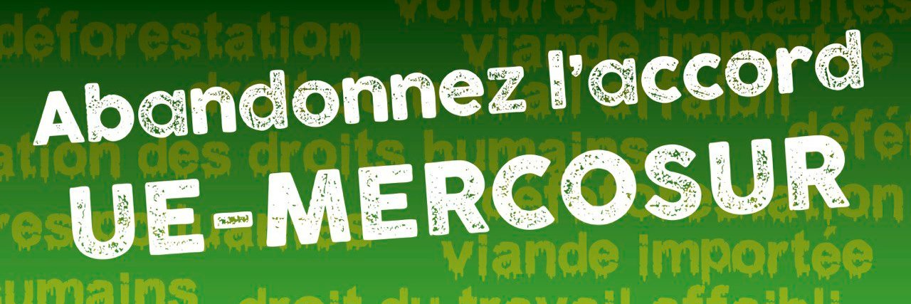 Collectif national Stop Mercosur banner